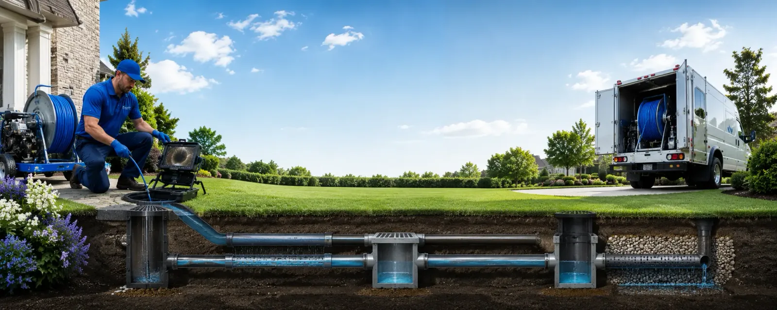 Outdoor drain cleaning information for Carlinville, IL