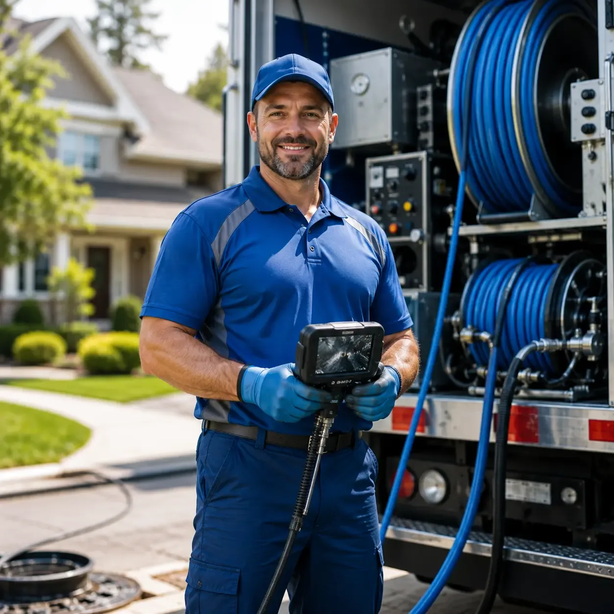 Local outdoor drain cleaning specialists in Carlinville, IL